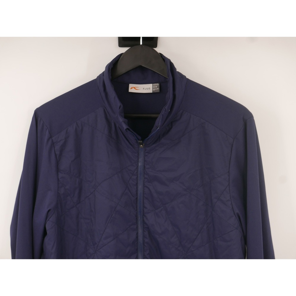 KJUS Retention Jacket Blue Insulated Softshell Full Zip Stretch Men's Medium
